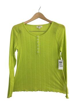 STYLE & CO- WOMEN GREEN LONG SLEEVE CREW NECK WOMEN'S SHIRT SIZE SMALL-NWT